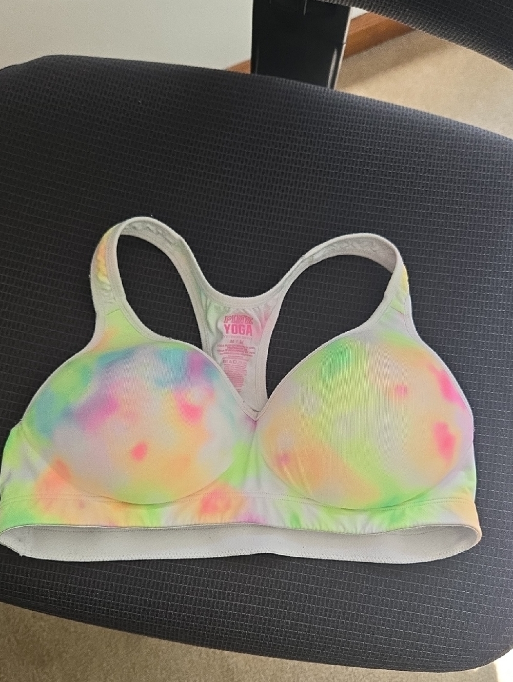 Multicolor Tie-Dye Sports Bra
